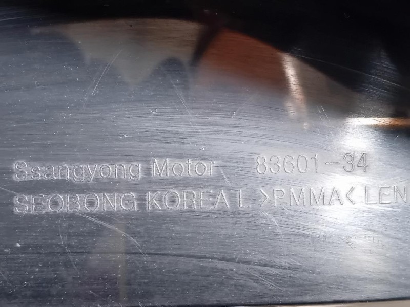 Fanale POST SX 8360134000 Ssangyong Korando III 2011