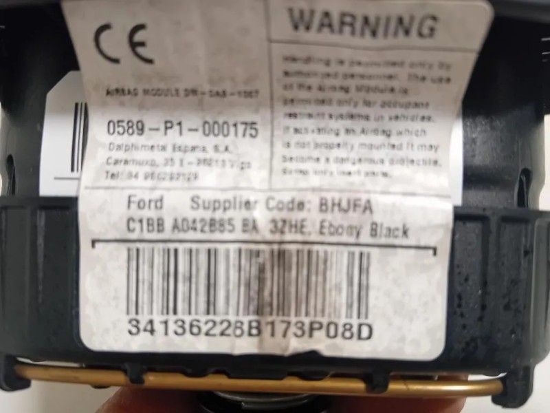 Air-bag Guidatore 34105376 Ford Ecosport 2017