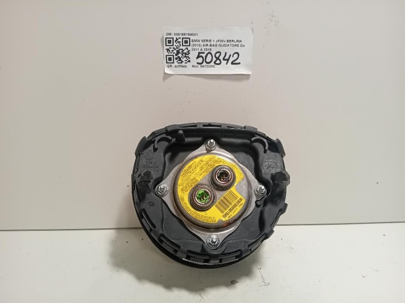Air-bag Guidatore 305166199001 Bmw Serie 1 F20 Berlina 2012