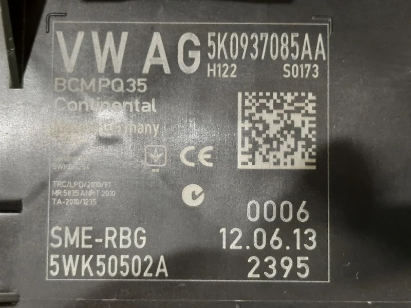 Centralina Comfort 5K0937085AA Volkswagen Caddy IV 2011