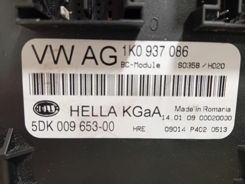 Centralina Comfort 1K0937086 Volkswagen GOLF VI 2009