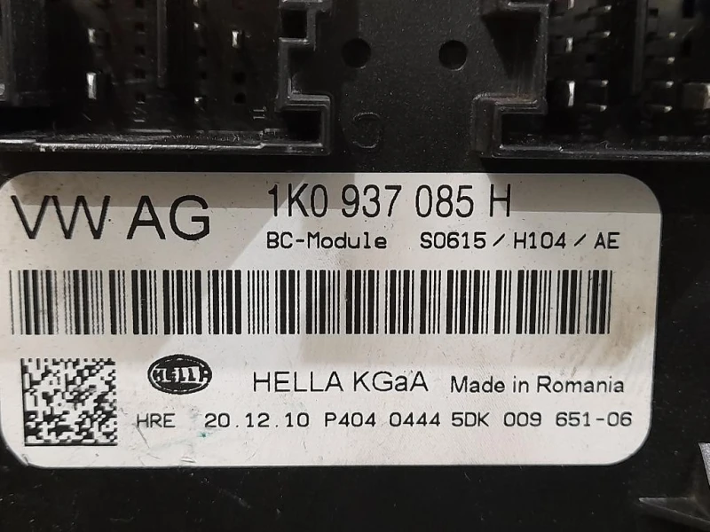 Centralina Comfort 1K0937085H CENTRALINA BCM Volkswagen GOLF VI 2009