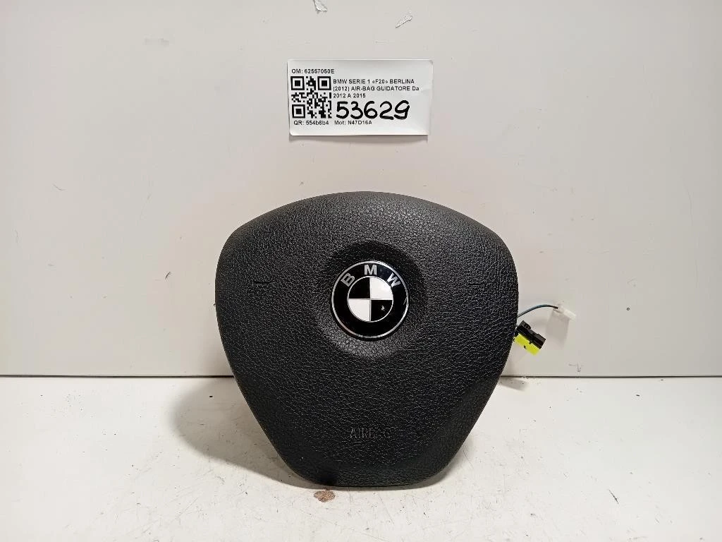 Air-bag Guidatore 62557050E Bmw Serie 1 F20 Berlina 2012