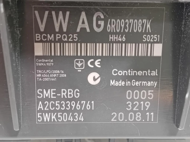 Centralina Comfort 6R0 937 087 K Volkswagen POLO VI 2009