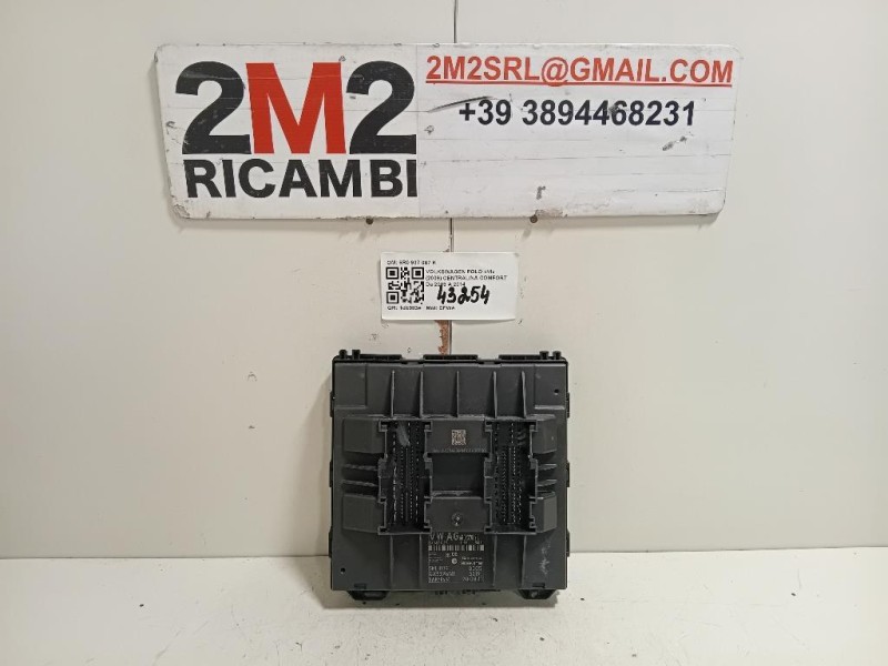 Centralina Comfort 6R0 937 087 K Volkswagen POLO VI 2009