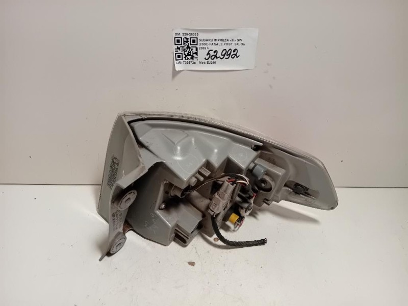 Fanale POST SX 220-20035 Subaru Impreza III SW 2006