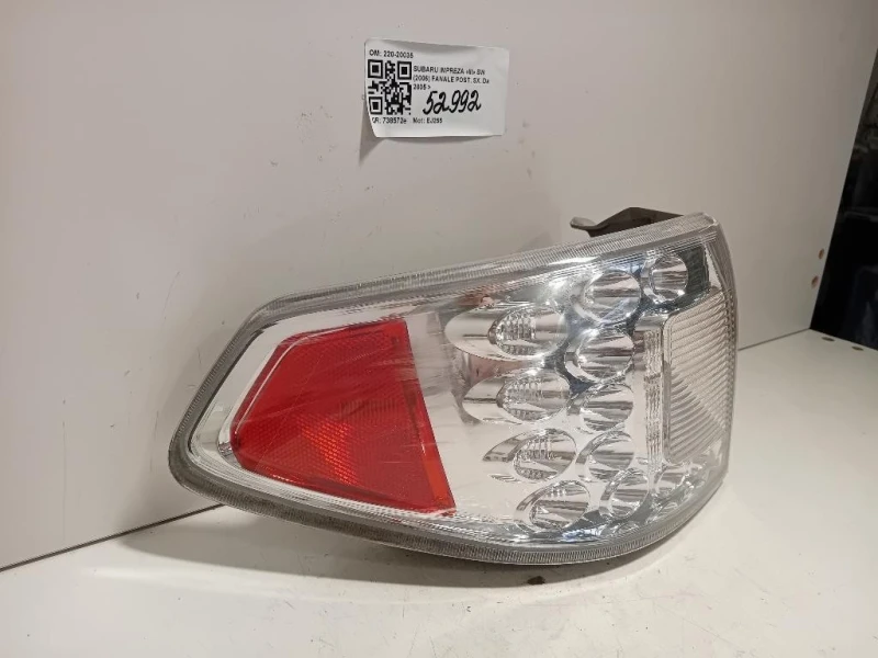Fanale POST SX 220-20035 Subaru Impreza III SW 2006
