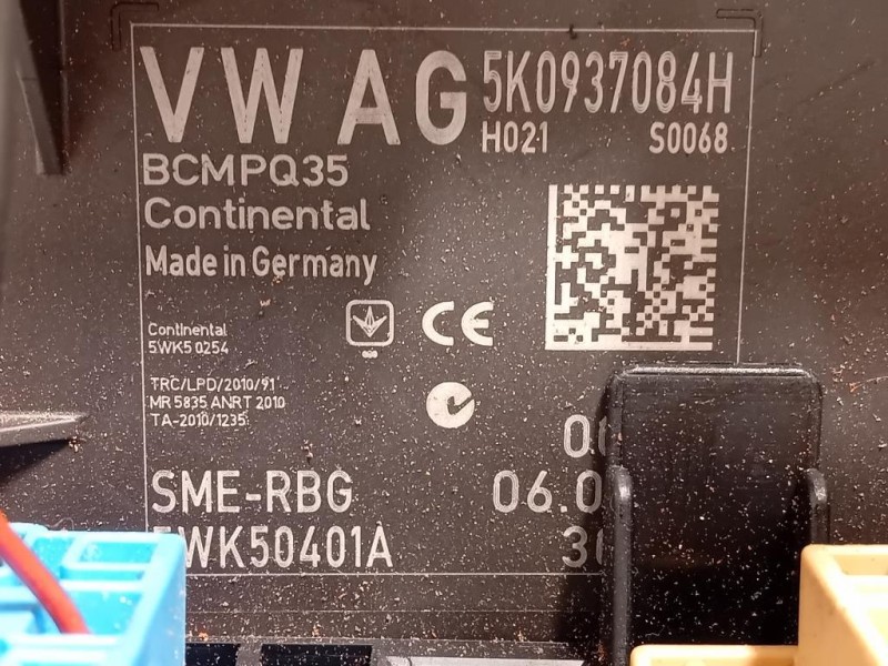 Centralina Comfort 5K0937084H Volkswagen Touran III 2010