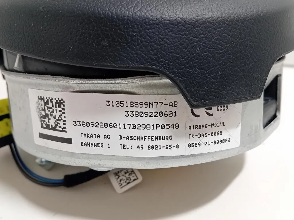 Air-bag Guidatore 310518899N77-AB Bmw Serie 1 F20 Berlina 2012