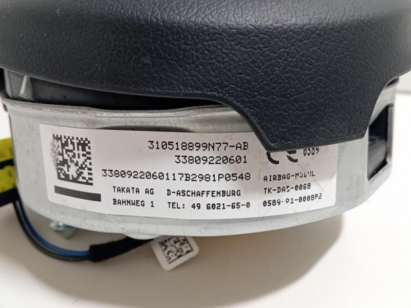 Air-bag Guidatore 310518899N77-AB Bmw Serie 1 F20 Berlina 2012