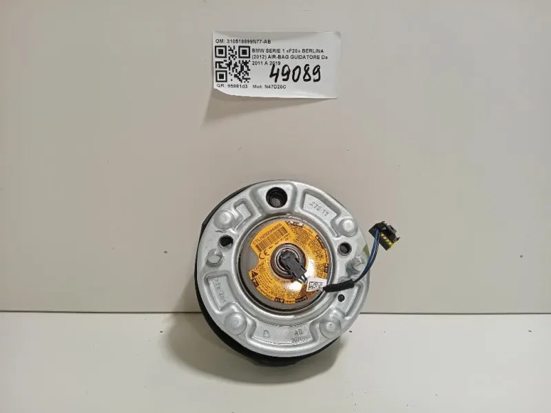 Air-bag Guidatore 310518899N77-AB Bmw Serie 1 F20 Berlina 2012