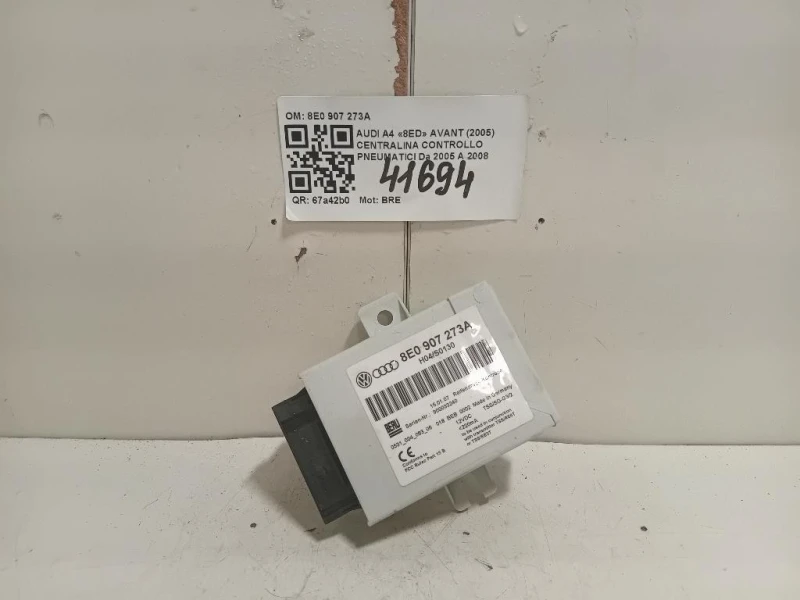 Centralina Controllo Pneumatici 8E0 907 273A Audi A4 8ED Avant 2005