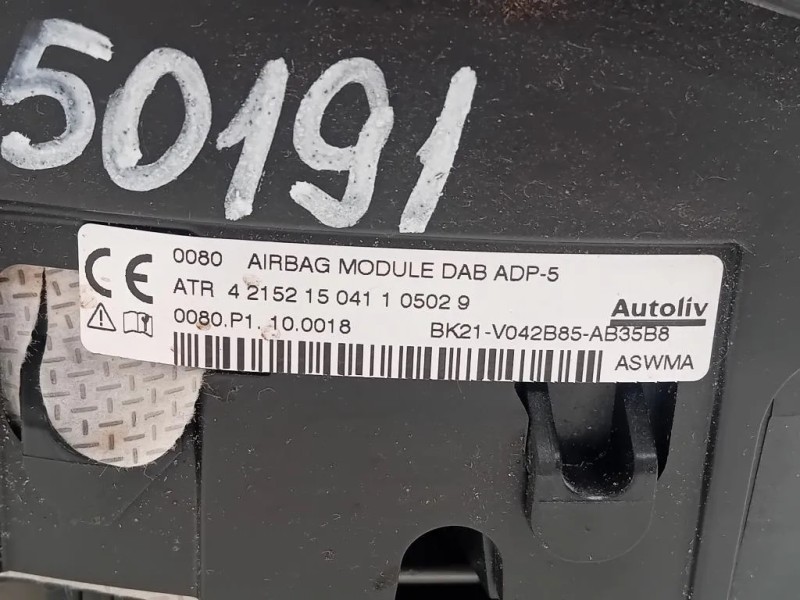 Air-bag Guidatore BK21-V042B85-AB35B8 Ford Transit Custom I 2013