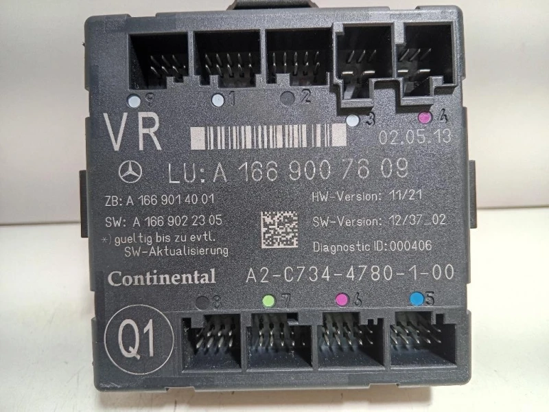 Centralina DI Comando Porta ANT DX A 166 900 76 09 Mercedes Classe ML W166 2012