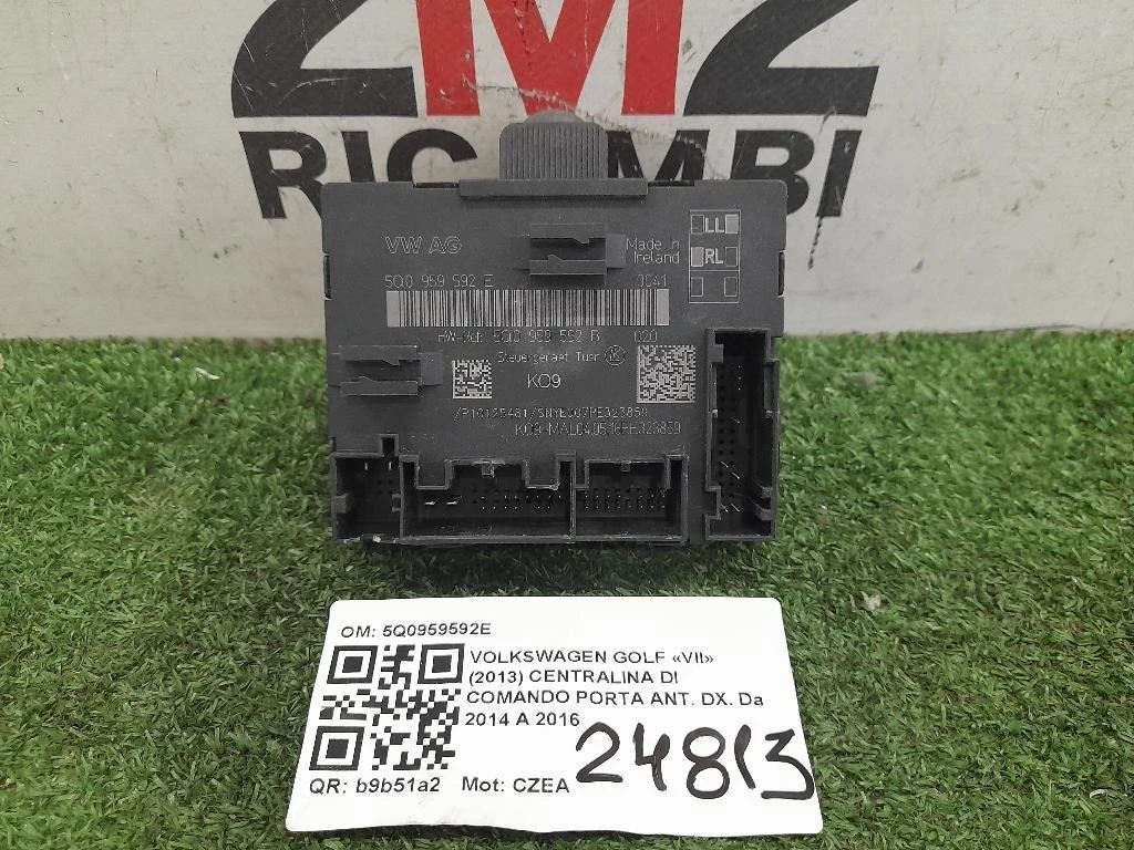 Centralina DI Comando Porta ANT DX 5Q0959592E Volkswagen GOLF VII 2013