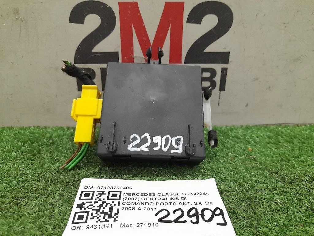 Centralina DI Comando Porta ANT SX A2128203485 Mercedes Classe C W204 2007