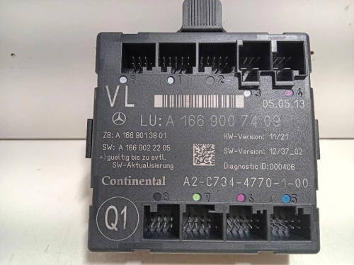 Centralina DI Comando Porta ANT SX A 166 900 74 09 Mercedes Classe ML W166 2012