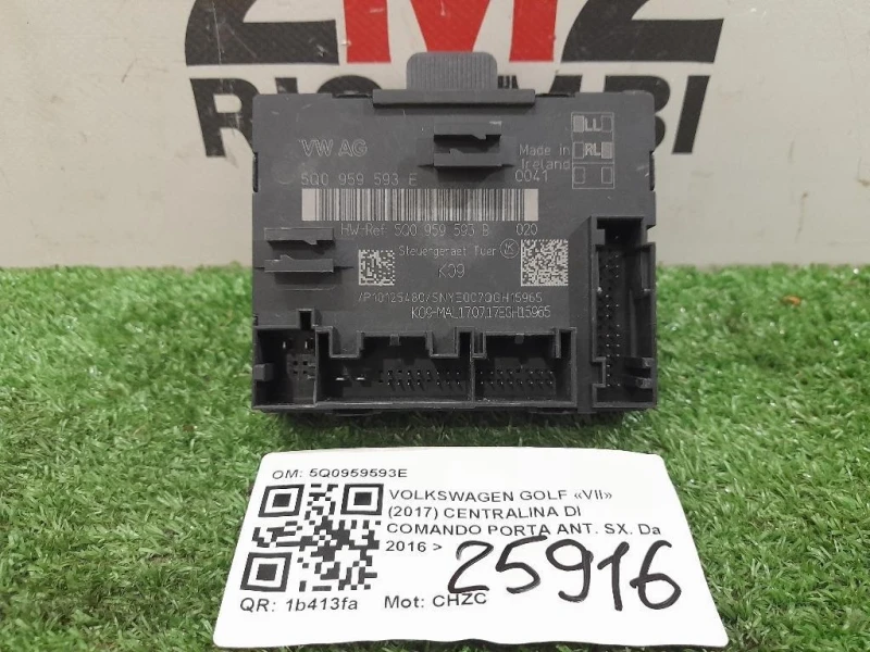 Centralina DI Comando Porta ANT SX 5Q0959593E Volkswagen GOLF VII 2017