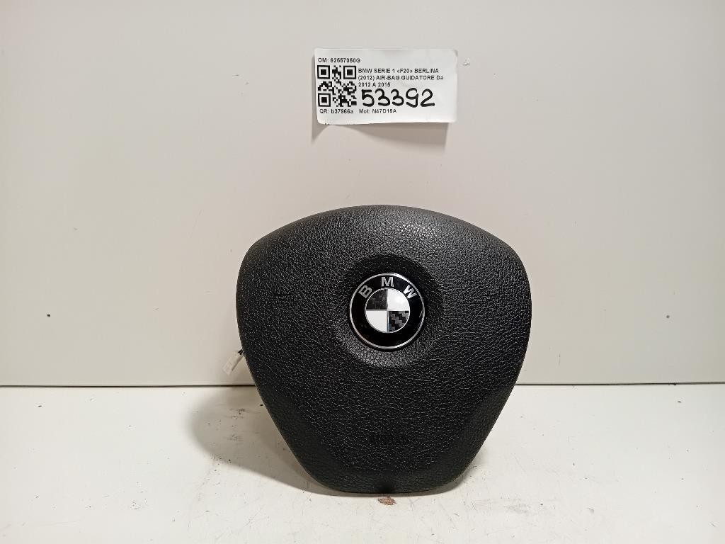 Air-bag Guidatore 62557050G Bmw Serie 1 F20 Berlina 2012