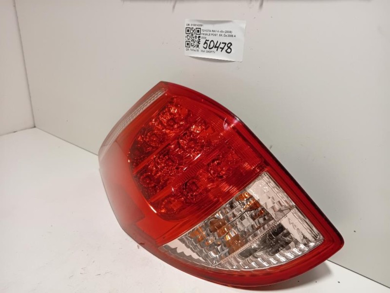 Fanale POST SX 8156142091 Toyota RAV 4 III 2006