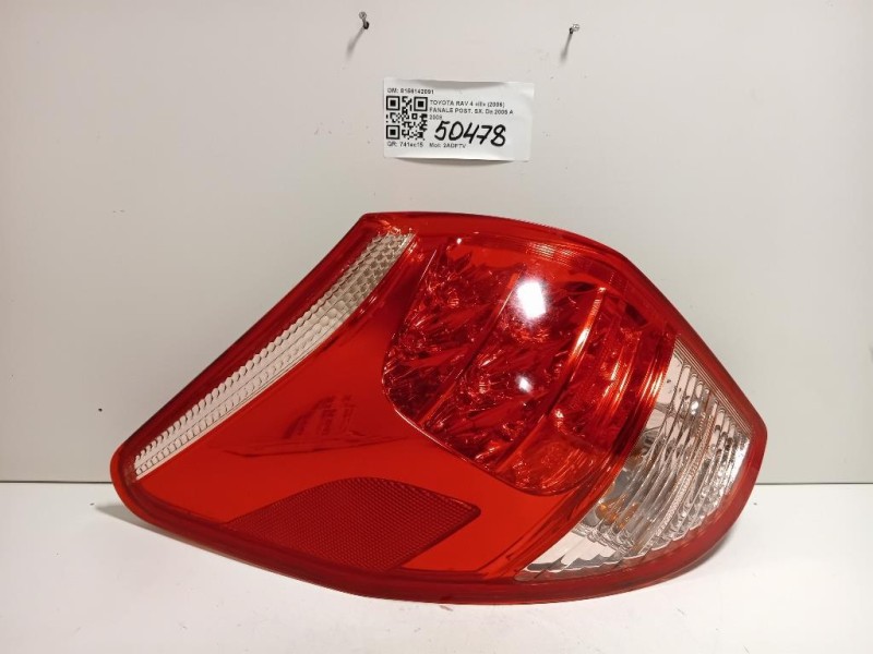 Fanale POST SX 8156142091 Toyota RAV 4 III 2006