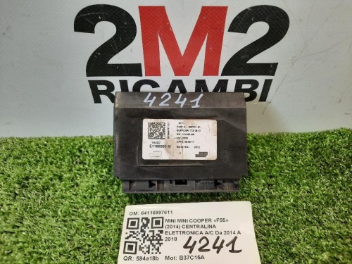 Centralina Elettronica AC 64116997611 Mini MINI Cooper F55 2014