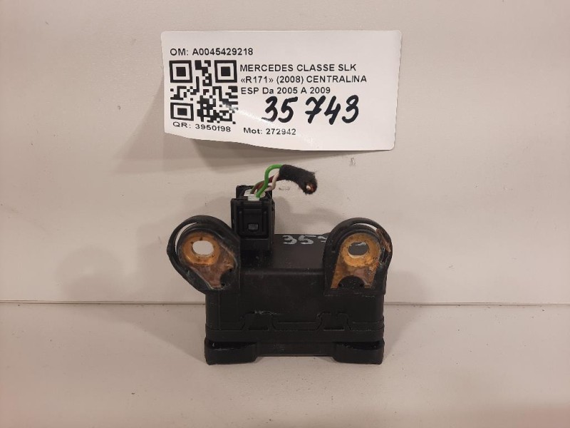 Centralina ESP A0045429218 Mercedes Classe SLK R171 2008