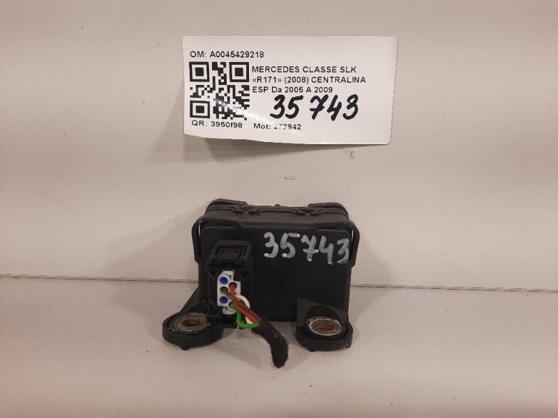 Centralina ESP A0045429218 Mercedes Classe SLK R171 2008