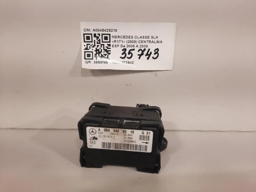 Centralina ESP A0045429218 Mercedes Classe SLK R171 2008