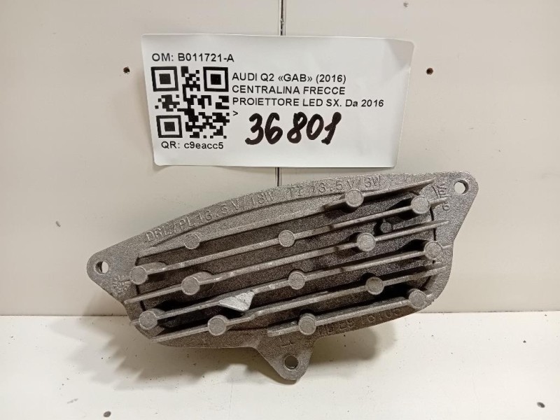Centralina Frecce Proiettore LED SX B011721-A INDICATORE FRECCIA SINISTRA LED Audi Q2 GAB 2016
