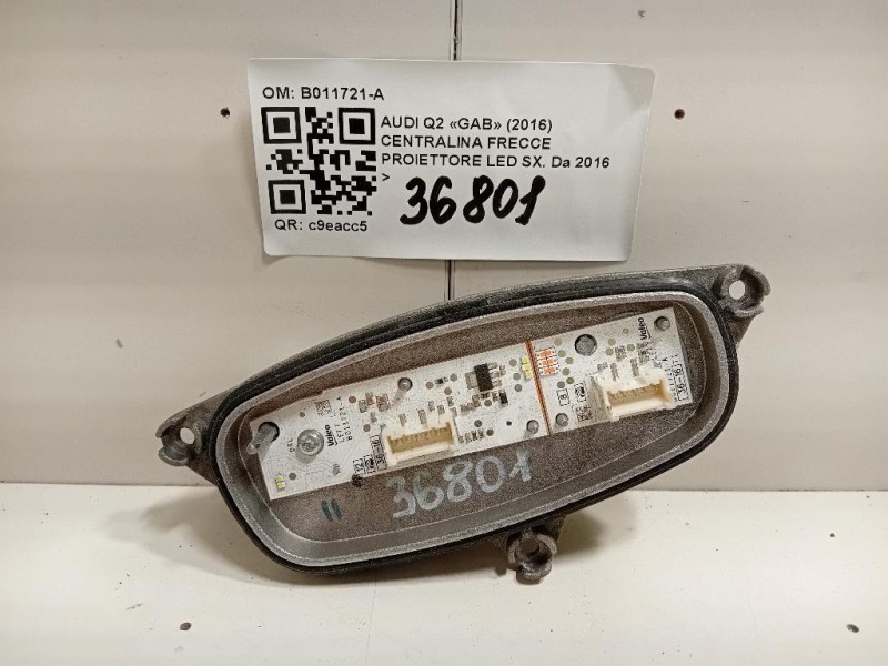 Centralina Frecce Proiettore LED SX B011721-A INDICATORE FRECCIA SINISTRA LED Audi Q2 GAB 2016