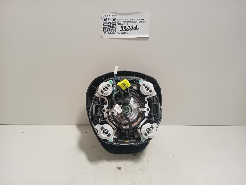 Air-bag Guidatore 6791330-09 Bmw Serie 1 F20 Berlina 2012