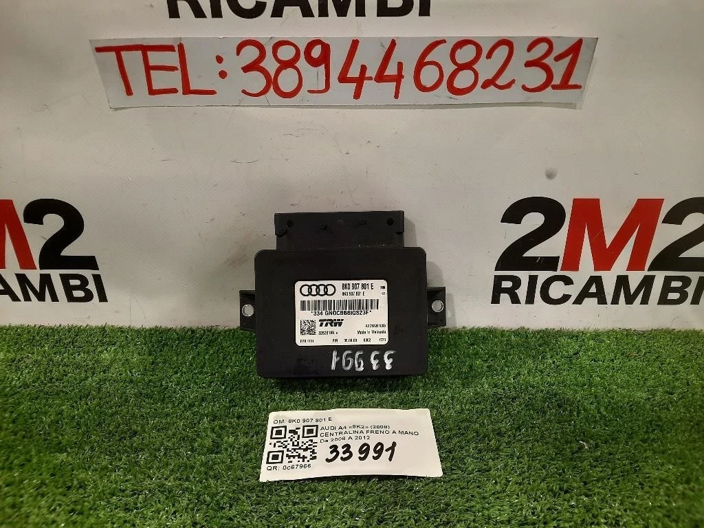 Centralina Freno A MANO 8K0 907 801 E Audi A4 8K2 2008