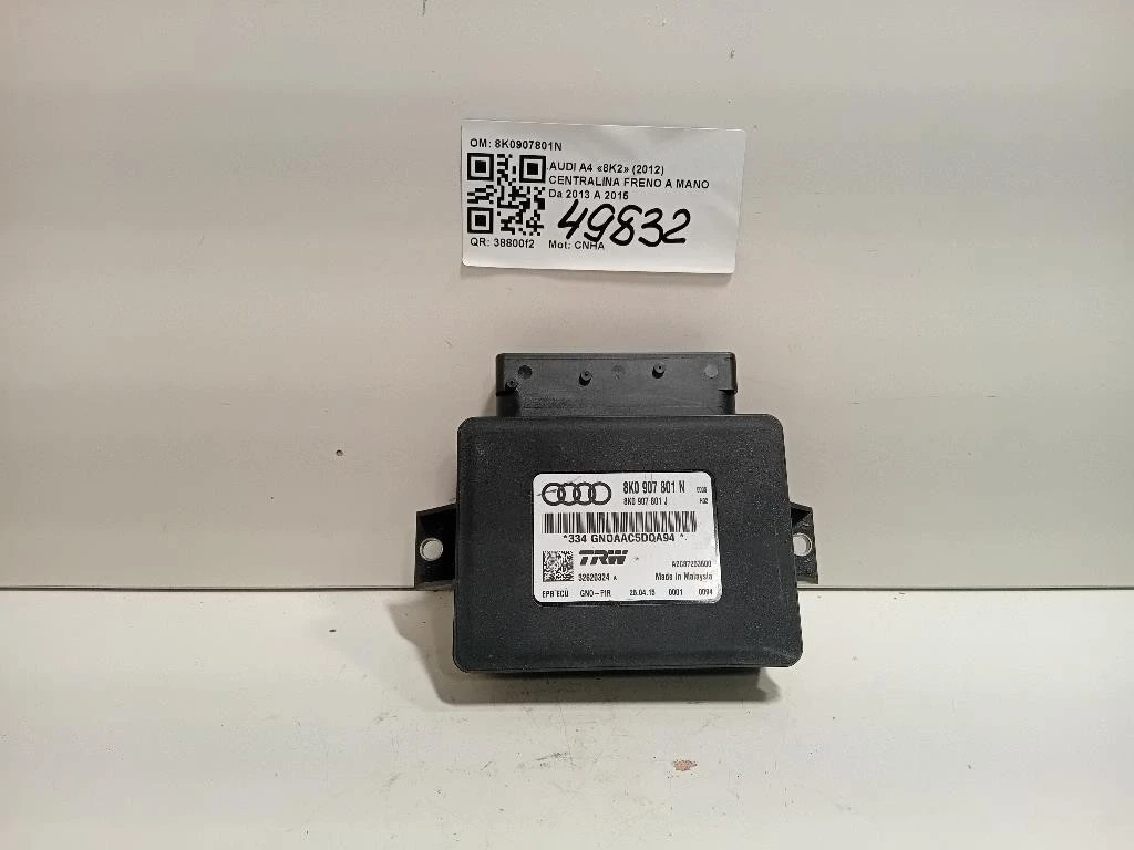 Centralina Freno A MANO 8K0907801N Audi A4 8K2 2012