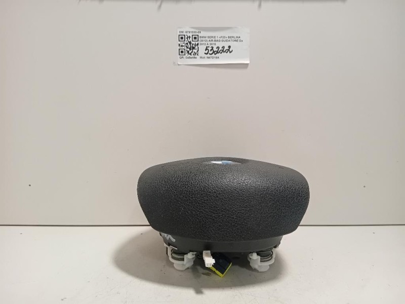 Air-bag Guidatore 6791330-09 Bmw Serie 1 F20 Berlina 2012