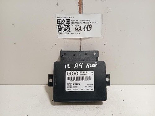 Centralina Freno A MANO 8K0 907 801 J Audi A4 8K2 2012