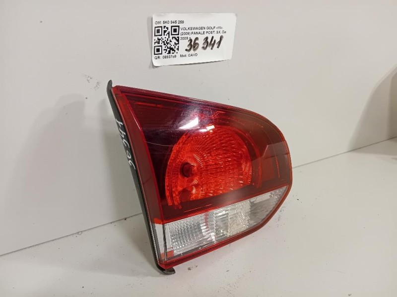 Fanale POST SX 5K0945259 Volkswagen GOLF VI 2009