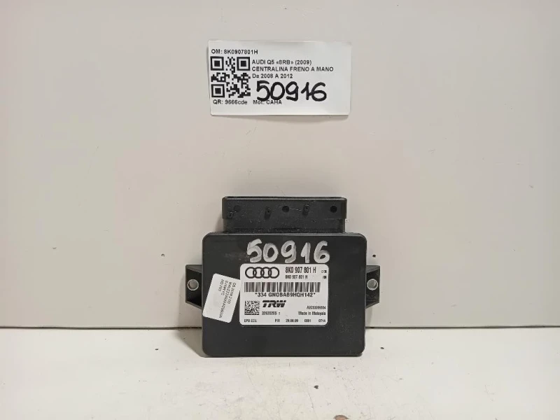 Centralina Freno A MANO 8K0907801H Audi Q5 8RB 2009