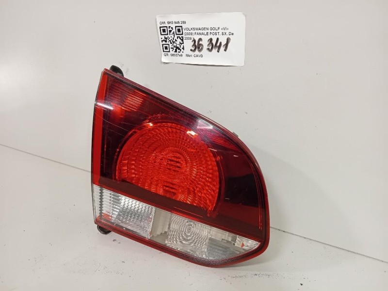 Fanale POST SX 5K0945259 Volkswagen GOLF VI 2009