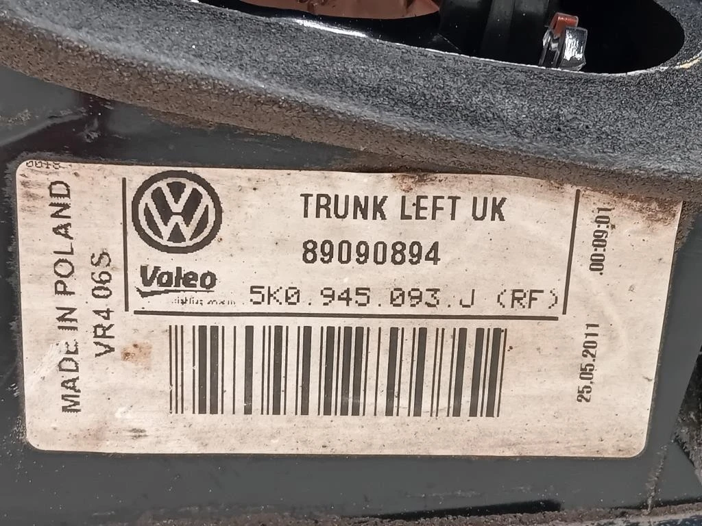 Fanale POST SX 5K0 945 093 J Volkswagen GOLF VI 2009