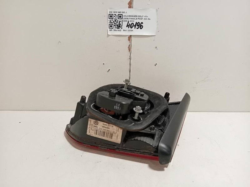 Fanale POST SX 5K0 945 093 J Volkswagen GOLF VI 2009
