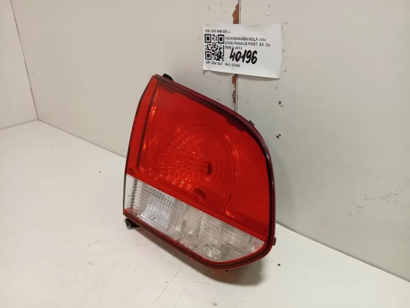 Fanale POST SX 5K0 945 093 J Volkswagen GOLF VI 2009