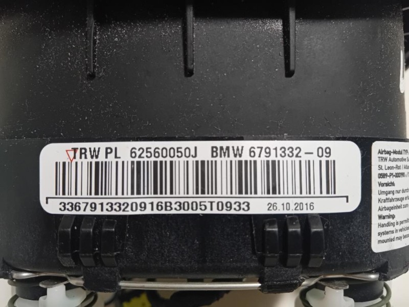 Air-bag Guidatore 6791332-09 Bmw Serie 1 F20 Berlina 2015