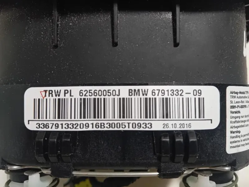 Air-bag Guidatore 6791332-09 Bmw Serie 1 F20 Berlina 2015