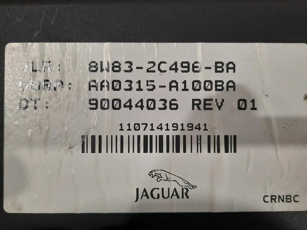 Centralina Freno A MANO 8W83-2C496-BA Jaguar XF I 2011