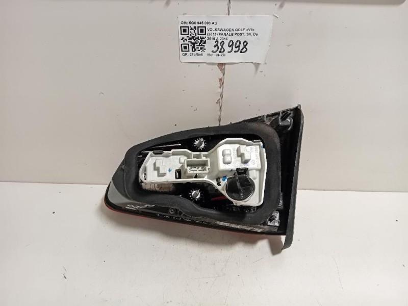 Fanale POST SX 5G0 945 093 AD Volkswagen GOLF VII 2013