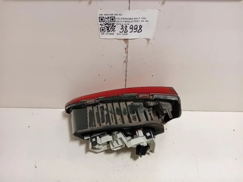Fanale POST SX 5G0 945 093 AD Volkswagen GOLF VII 2013