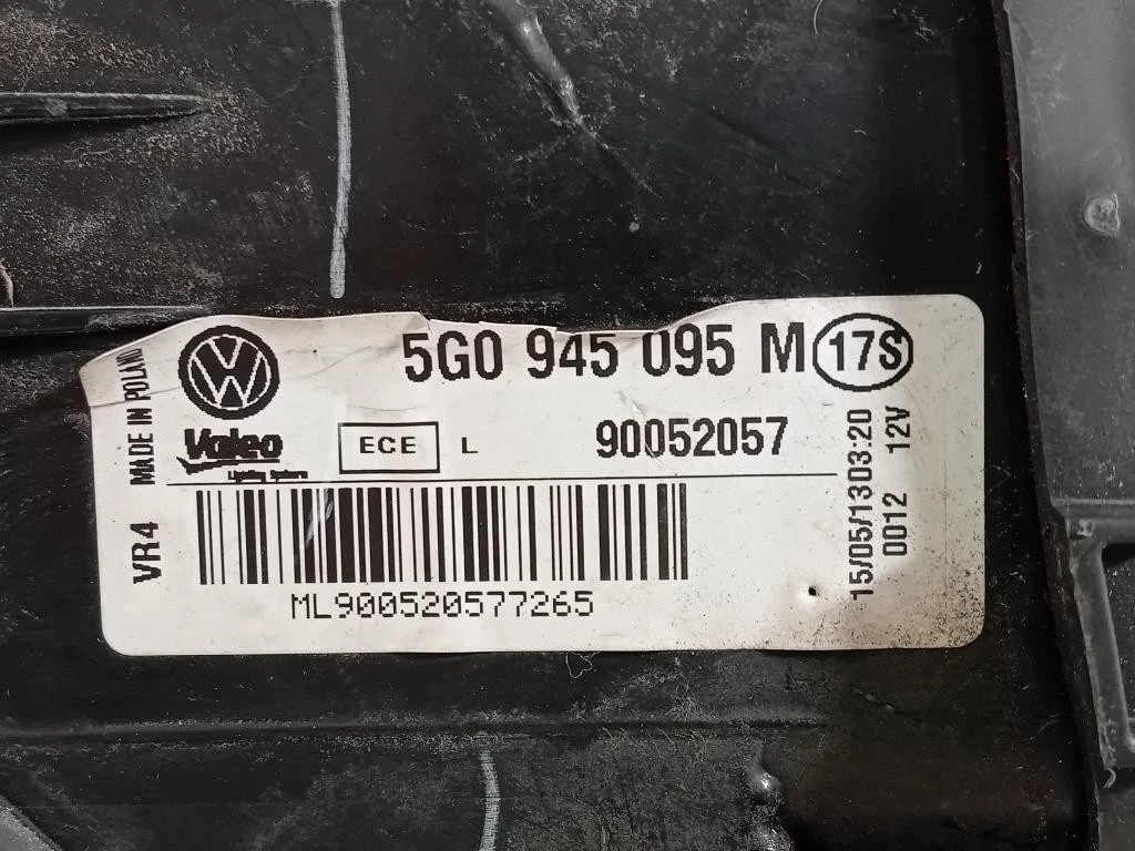 Fanale POST SX 5G0 945 095 M Volkswagen GOLF VII 2013