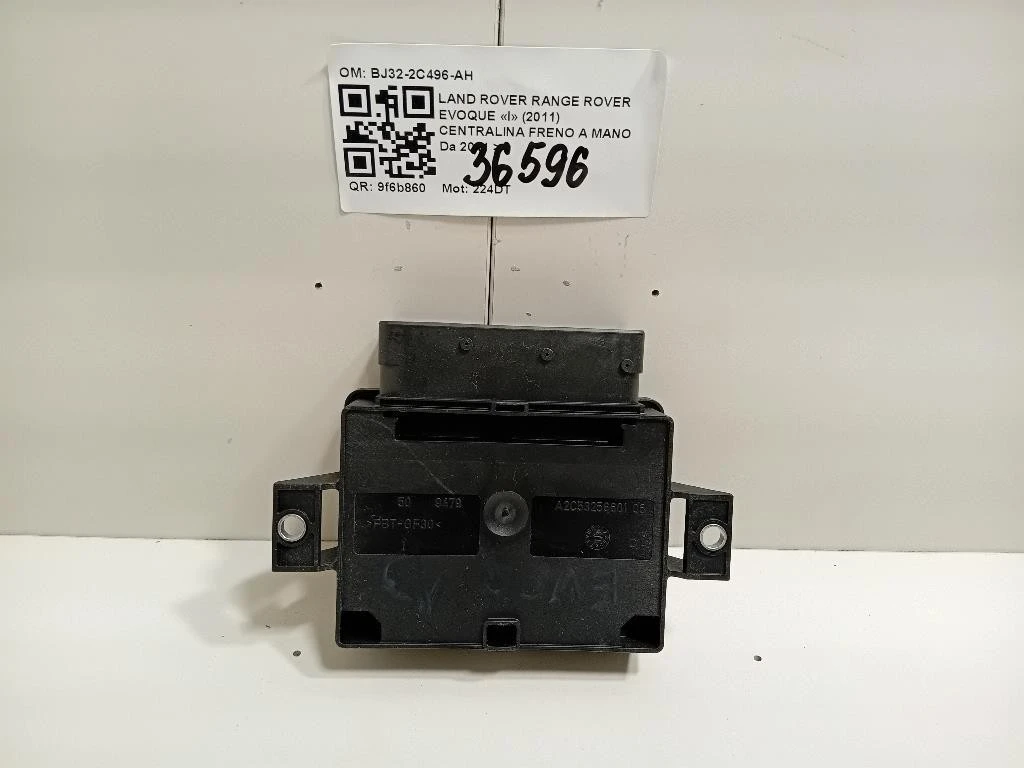 Centralina Freno A MANO BJ32-2C496-AH Land Rover Range Rover Evoque I 2011