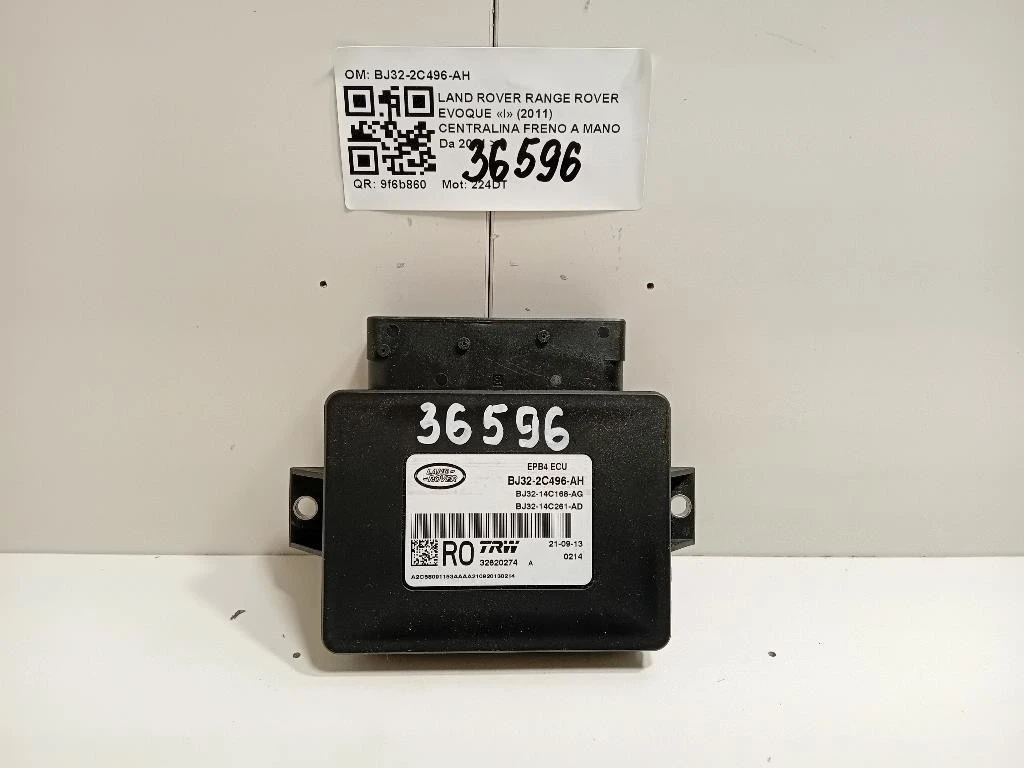 Centralina Freno A MANO BJ32-2C496-AH Land Rover Range Rover Evoque I 2011